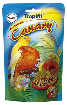 Productafbeelding van Vogelfvoer Tropifit voor kanaries – Voeding voor kanaries, doypack verpakking, 250 gram