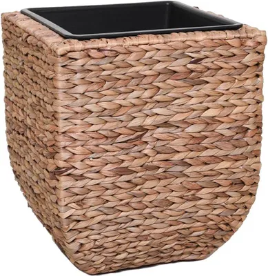 Immagine prodotto di Vaso da fiori ASIA in giacinto d'acqua naturale 35x35x40 cm