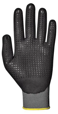 Immagine prodotto di Guanti da lavoro Sir Safety Innoflex in nylon con rivestimento in nitrile-poliuretano, 12 paia, taglia S, neri