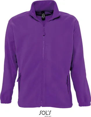 Immagine prodotto di SOLs 55000 | Giacca in pile North / Giacca da uomo fino a 5XL - Colore: Viola scuro - Taglia: 3XL