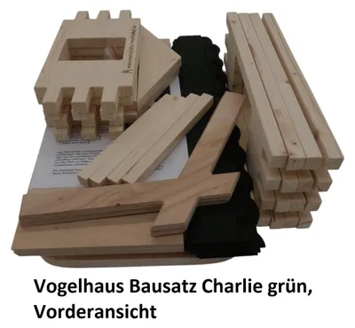 Produktbild von Vogelhaus Bausatz Charlie grün