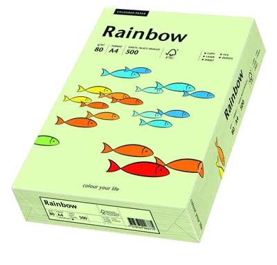 Produktbild von Papyrus Rainbow A4 500er, A4 (210×297 mm), Matt, Grün