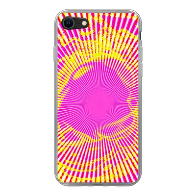 Produktbild von MuchoWow® Handyhülle Schutzhülle Hülle für iPhone 7 Kunst - Jet - Psychedelisch Silikon Softcase Handy Hülle - Kartenhalter
