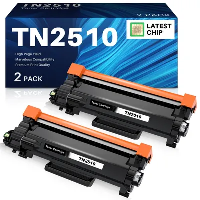 TN2510 Toner 2er-Pack, kompatibel mit Brother
