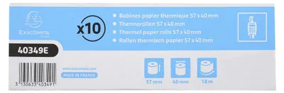 Zdjęcie produktu dla Rolka termiczna 55 g 57 mm x 18 m 10 szt.