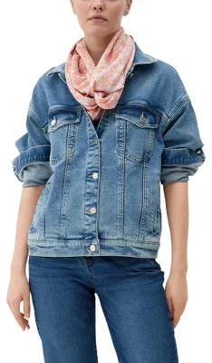 Productafbeelding van s.Oliver Dames Sjaal, Loop Sjaal, Oranje, One Size (EU)