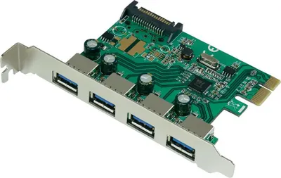 Obrázok produktu pre Renkforce 4 Port USB 3.0-Controllerkarte PCIe - PCI-Express