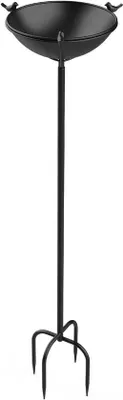 Obrázek produktu pro Nastavitelný kovový závěs na květináče 26 x 109 cm, černý, na balkon
