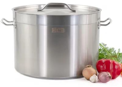 Produktbild von HCB Kochtopf - alle Wärmequellen - 23 Liter - Edelstahl - 5418
