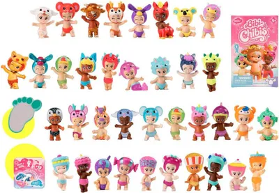 Productafbeelding van Bandai Bibi Chibis, losse verpakking, 1 willekeurig artikel. One size