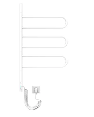 Zdjęcie produktu dla ELNA Fluger 3 Grzejnik łazienkowy elektryczny ruchome przęsła 90W 84x46 cm biały