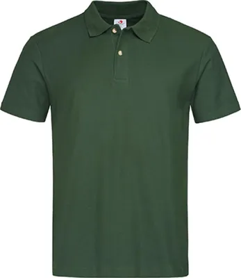 Immagine prodotto di Stedman ST3000 | Polo da uomo-Piqué 100 - Colore: Verde bottiglia - Taglia: L