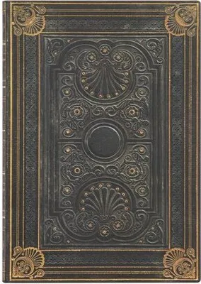 Obrázok produktu pre Paperblanks Nocturnelle, Vzor, Čierna, 176 listy, 100 g/m², Linajkový papier, v mäkkom viazaní