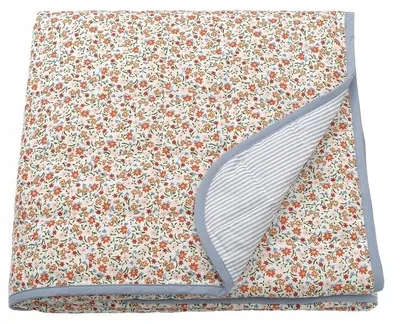 Produktbild von IKEA GULLNATTLJUS Bettüberwurf 260x250 cm Weiß Floral