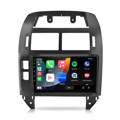 Image de 9" Carplay Android 15 Autoradio Für VW Polo 9N 2001-2009 GPS Navi WIFI BT FM DAB+ USB 4GB+64GB Octa-Core