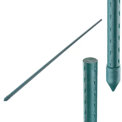 Produktbild von KADAX Pflanzenstange, Stütze, 180 cm, Stützstab für Tomaten und Blumen, beschichteter Stahl, 16 mm, 1 Stück