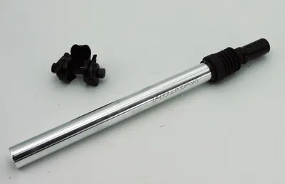 Produktbild von Promax Fahrrad gefederte Sattelstütze mit Kloben Alu Silber Ø25,4-28mm