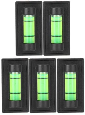 Obrázek produktu pro Mini vodováha – plastová – přesné měření roviny – magnetická svorka – odolná proti nárazům – 4,8 x 1,5 x 2,5 cm – vodováha