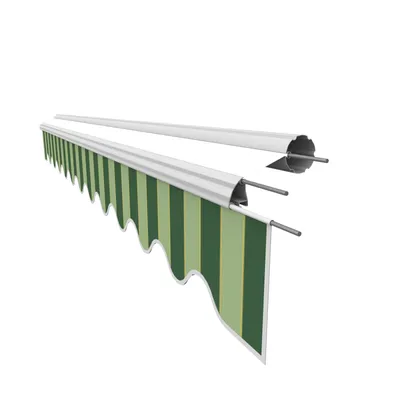 Produktbild von VANA Markisen Volant für 4 m Markisen Markisenstoff Markisentuch Sonnenschutz nur Volant fertig genäht Maß 3,83 x 0,21 m Design SPD029