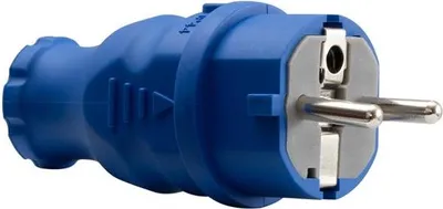 Image de Fiche en caoutchouc NOVA 230 V 16 A IP44 bleue