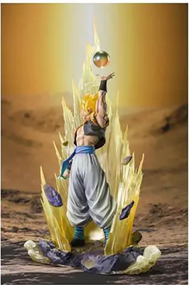 Produktbild von Tamashii Nations Dragon Ball Z Super Saiyan Gogeta Fusion Reborn Extra Battle Figuarts Zero Figur 14 Cm Golden Golden One Size