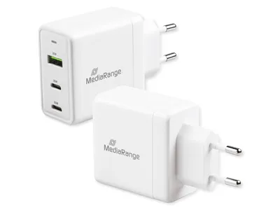 Produktbild von MEDIARANGE Ladegert Steckdose USB-A/2x USB-C