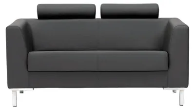 Produktbild von 2-Sitzer Sofa Couch Polster Sitz Leder Designer Textil 2 Sitzer Couchen Polster