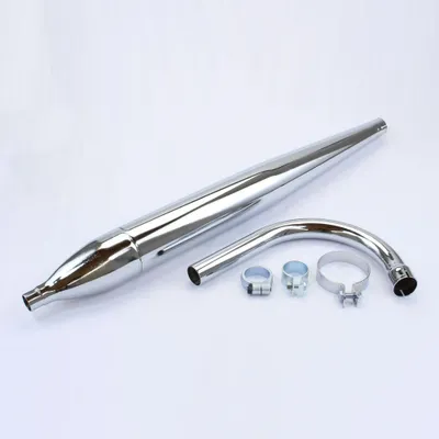 Immagine prodotto di SET scarico + collettore per Zündapp C 50 Super Tipo 441-05 / Super Combinette Tipo 517-09