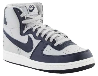 Produktbild von Nike - Herren High Top Turnschuhe "Terminator", Leder PP6091 (42,5 EU) (Weiß/Schwarz)