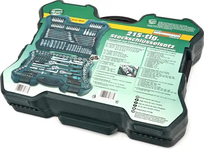 Produktbild von BRÜDER MANNESMANN Steckschlüsselsatz, 215-teilig, M98430
