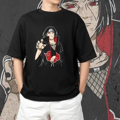 Obrázek produktu pro Trička s potiskem, pánské tričko NARUTO ITACHI UCHIHA, model 4, číslo produktu 10301