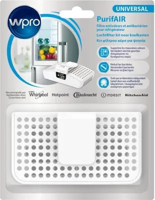 Image de Filtre anti-odeurs et antibactérien pour réfrigérateurs - Wpro - PUR100 - purifair