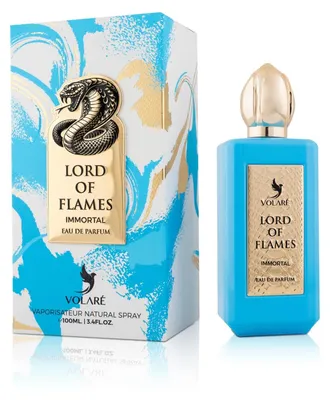Produktbild von Volare Lord of Flames Immortal Eau de Parfum 100 ml Herren – Würzig Holziger Duft mit Amber & Gewürzen – Langanhaltendes Männer Parfum