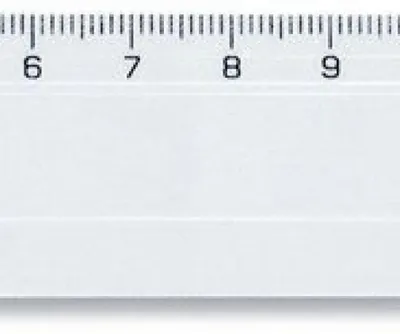 Produktbild von KOH-I-NOOR Transparentes graues Geometrie-Lineal 15 cm