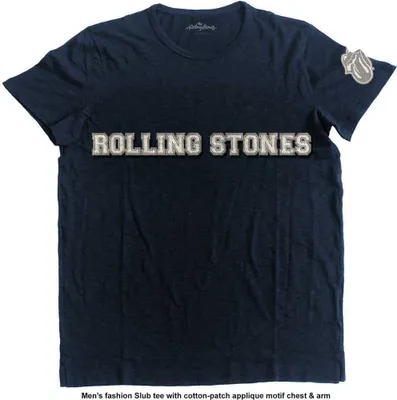 Produktbild von The Rolling Stones T-Shirt Logo & Tongue Uni Navy Blue XL