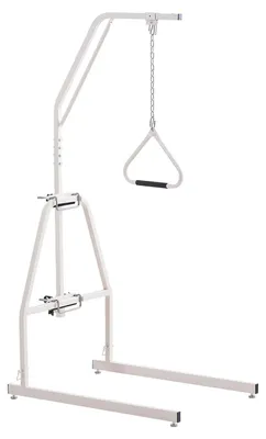 Produktbild von VEVOR Trapezstange für Bettmobilität, medizinische Betttrapeze mit Klemmen & Metallkette, 250LBS Tragfähigkeit Zughilfe für Senioren & Behinderte, ideal für die häusliche Pflege, Krankenhäuser, Pflegeheime, Parallel, Trapez