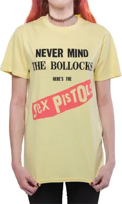 Image de Pistols - "Never Mind The Bollocks" T-shirt pour femme RO5006 (5XL) (Jaune)