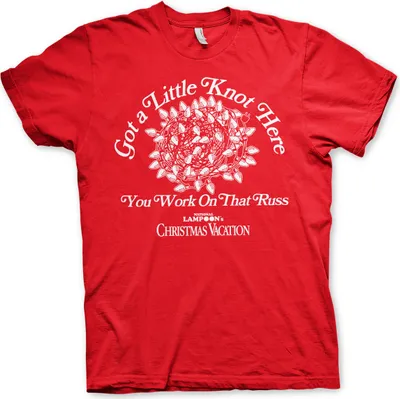 Produktbild von Got a Little Knot Here T-Shirt - X-Large - Red