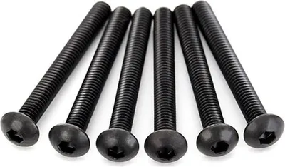 Produktbild von Traxxas TRX2598X Schrauben, 4x30mm Rundkopf M-Gewinde (Innensechskant) (6)