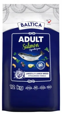 Produktbild von BALTICA Excellent Hypoallergenic Adult Large and X-Large breeds Salmon - trockenfutter für Hunde - 12kg