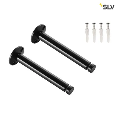Produktbild von SLV 186640 DECKENUMLENKER für TENSEO Niedervolt-Seilsystem schwarz 2 Stück