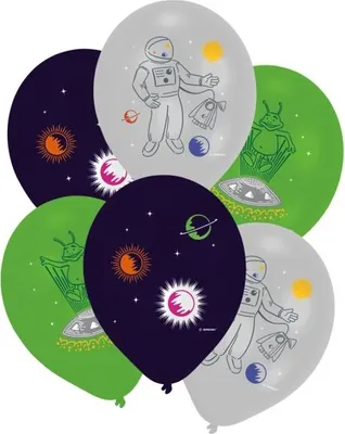Produktbild von Amscan 9914676, Spielzeugballon, Latex, 6 Stück(e)