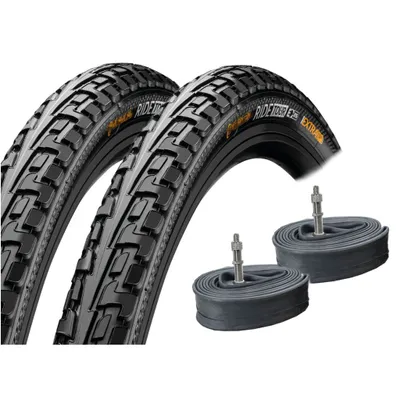 Produktbild von 2 Stück CONTINENTAL Reifen 28" RIDE TOUR schwarz 42-622 28 x 1.60 + DV Schlauch