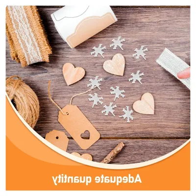 Produktbild von 300 Stück Mini Schneeflocken Metallbrads Papierbefestiger für Scrapbooking und Bastelarbeiten
