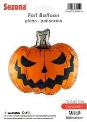 Zdjęcie produktu dla Balon Halloween Dynia 75x62 cm