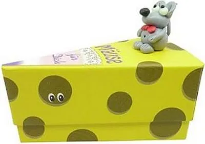 Produktbild von HERGO Geschenkschachtel Tortenstück "Mäuse für Dich"