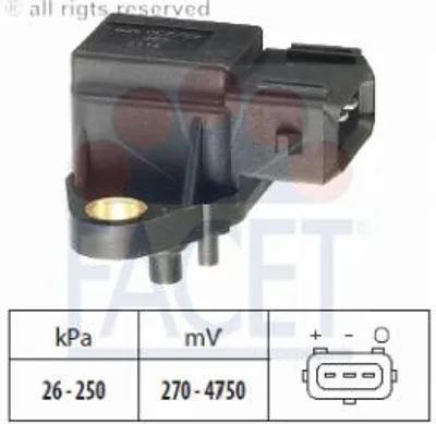 Produktbild von Facet Luftdrucksensor, Höhenanpassung  10.3117