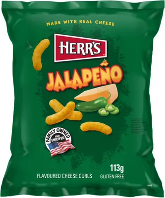 Immagine prodotto di Herr's Jalapeño Cheese Curls 113 g