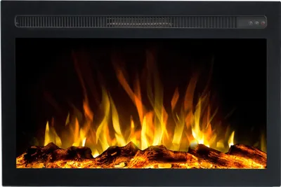 Produktbild von Elektrischer Kamineinsatz Emotion Flame Infinity – Premium-Feuer – zum Einbau – 66x14x50 cm – LED-Kamin mit Heizung 750/1500 W
