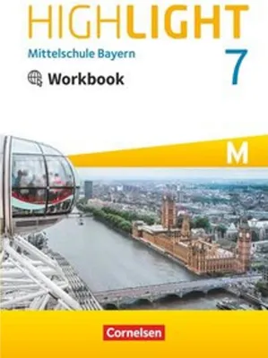 Obrázok produktu pre Highlight 7. Jahrgangsstufe - Mittelschule Bayern. Für M-Klassen - Workbook mit Audios online